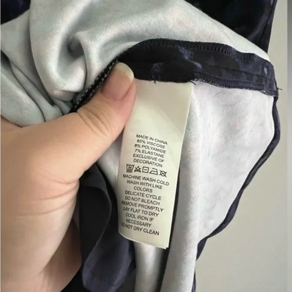 Kate Spade Leopard Print Ponte Fit & Flare Dress Blue Women’s Small - Picture 7 of 12